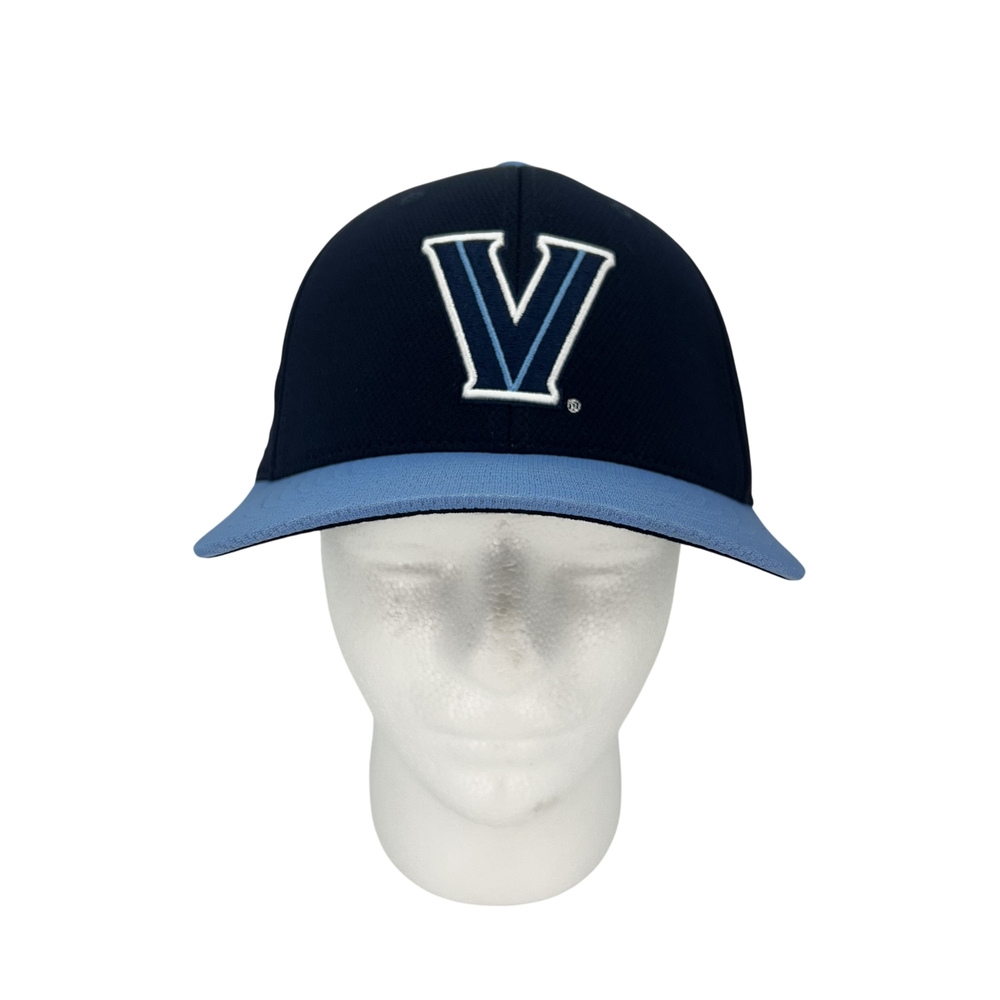 Villanova Wildcats Hat Cap Fitted OSFM Blue NCAA Basketball Flexfit Mens